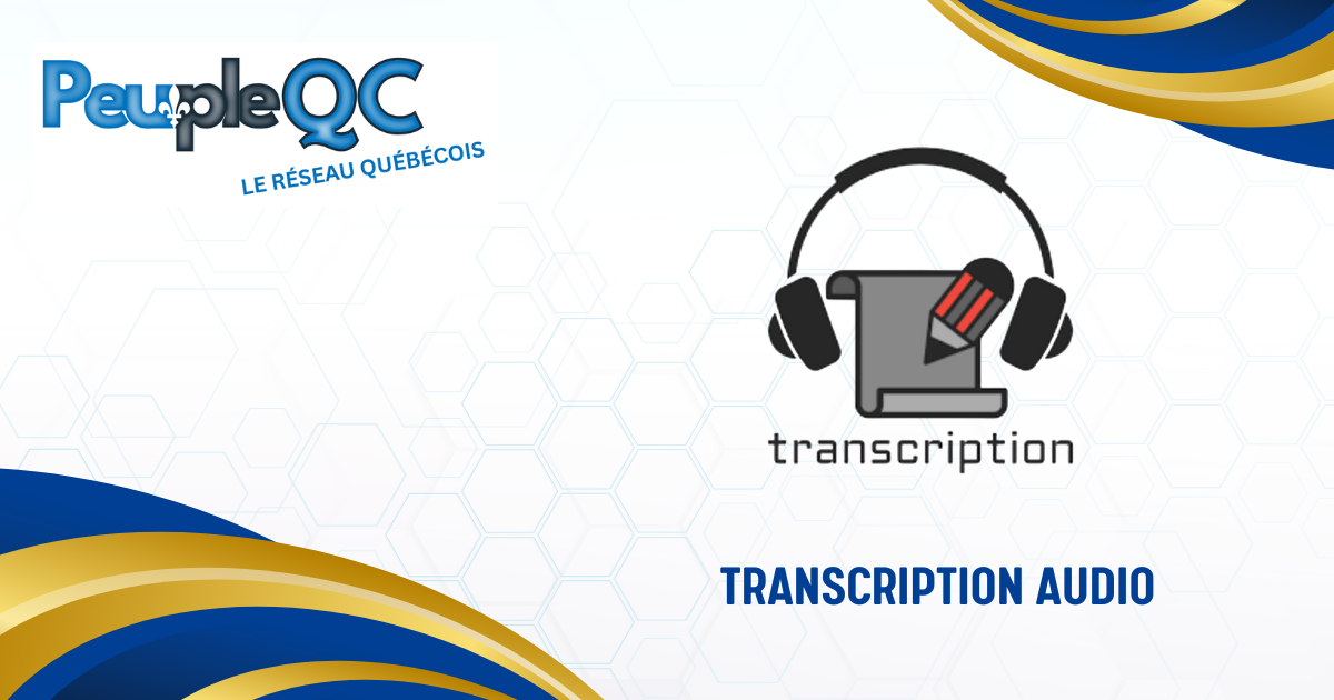 Transcription audio