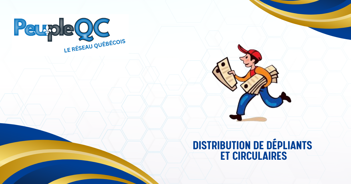 Distribution de dépliants et circulaires