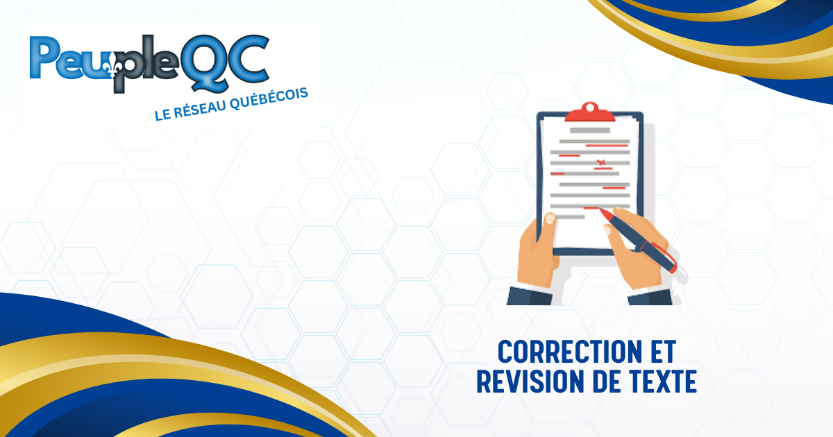 Correction et revision de texte