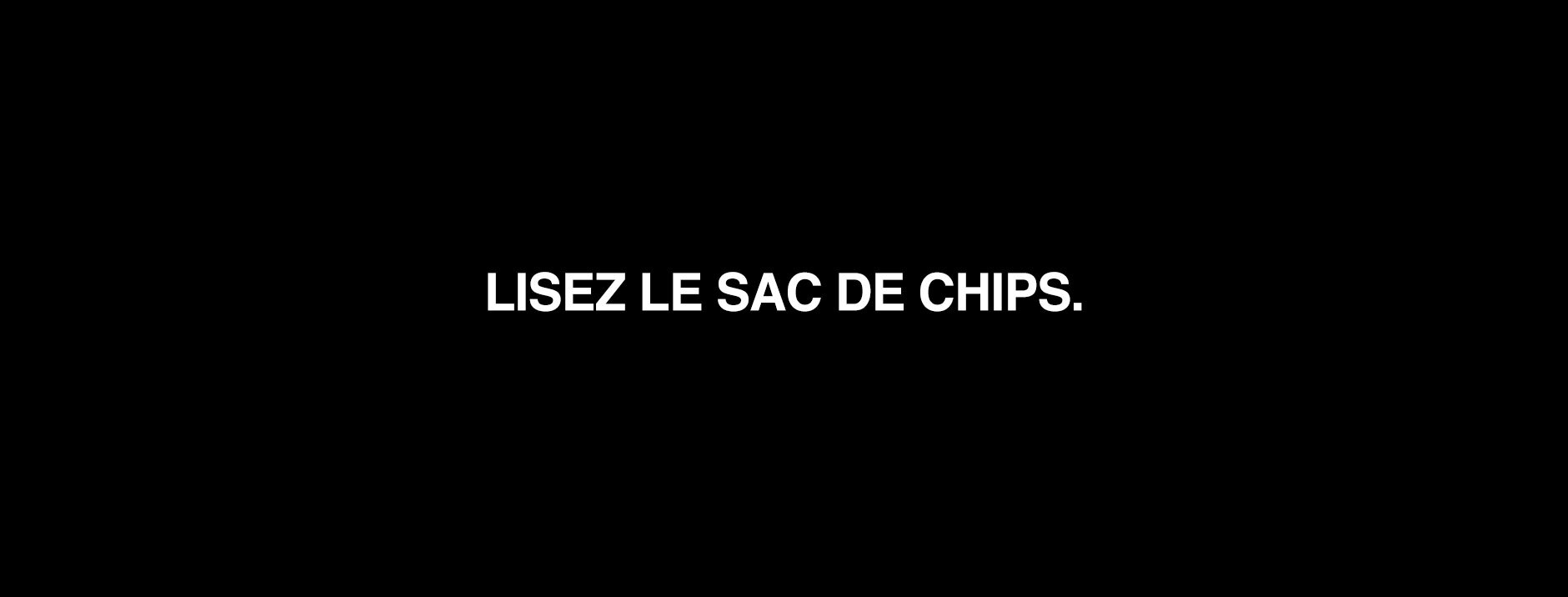Couverture de Le Sac de chips